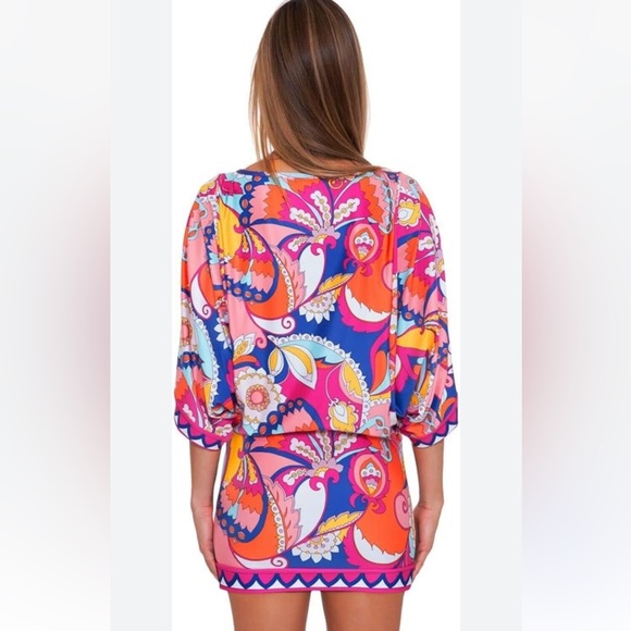 Trina Turk Sevilla Cover Up Tunic Dress - Picture 2 of 13